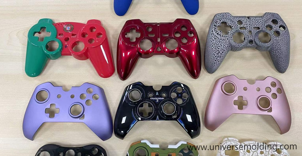 Plastic postprocessing spray painting